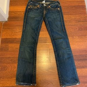 True Religion straight denim, size 25